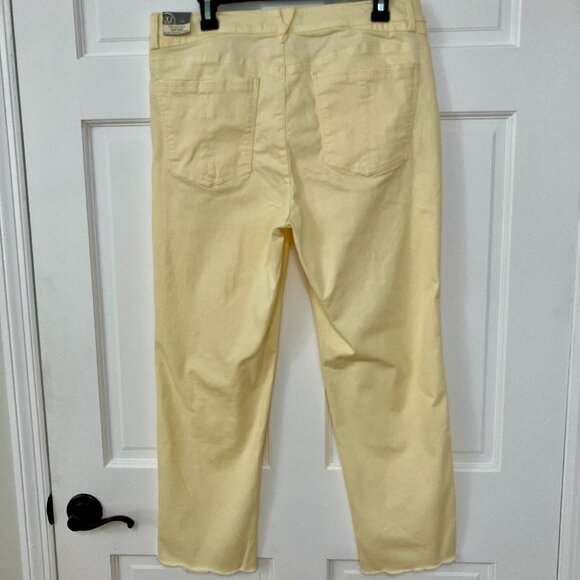 NWT Wit & Wisdom Pants Size 12. AB SOLUTION HIGH RISE SLIM STRAIGHT CROP PANTS - Picture 2 of 6